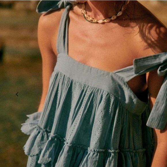 Sezane Embroidered Ruffles Dress - Picture 4 of 16